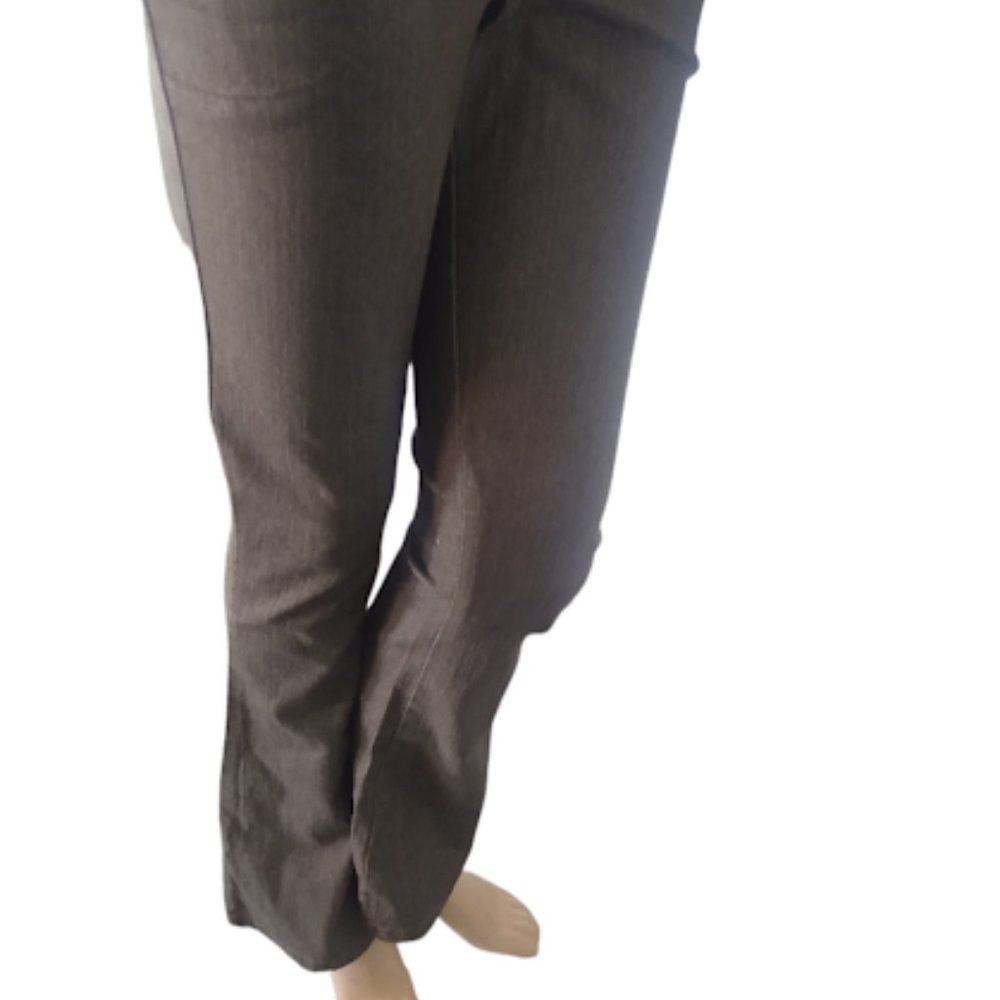 Women Flare  Wide Legs 6 Pockets Beat Generation Retro Brown Mudd Jeans-Size 1